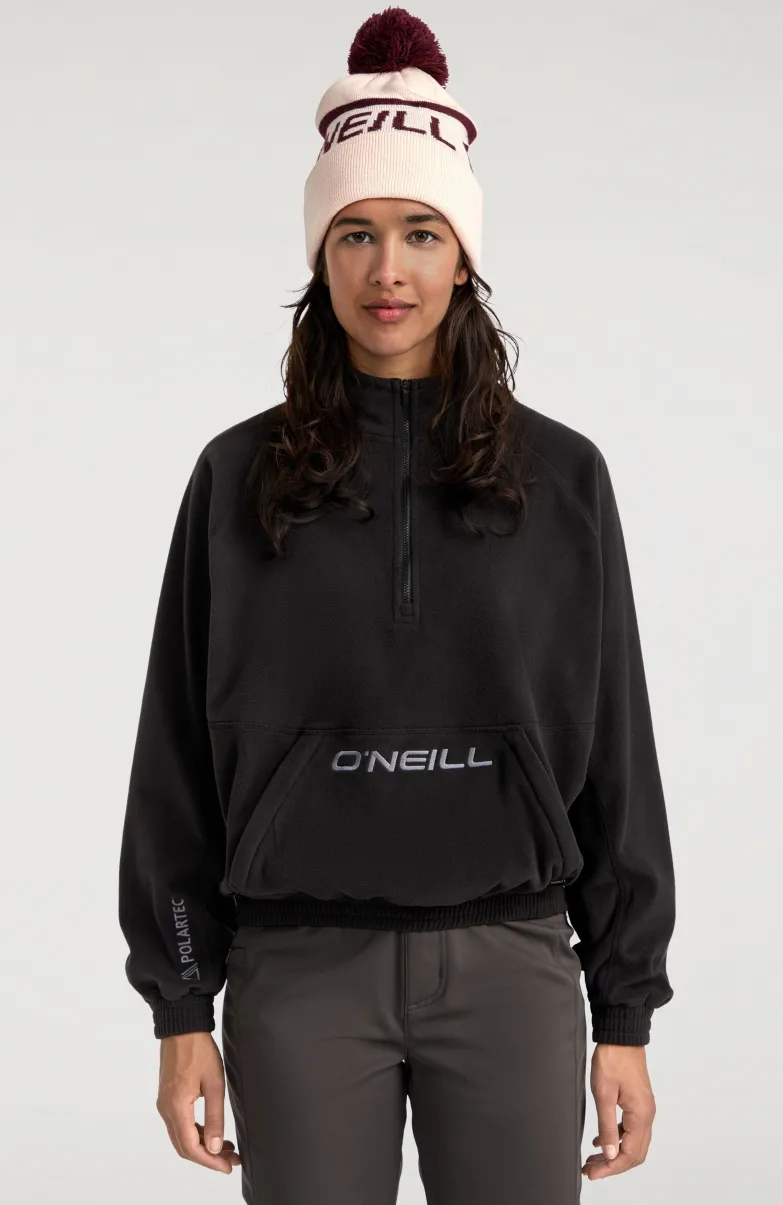 Trui O'Riginals Fleece Met Halve Rits | Black Out