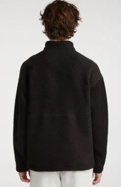 Trui Surf Heroes Fleece Met Halve Rits | Black Out