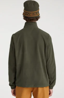 Trui Utility Light Fleece Met Halve Rits | Forest Night