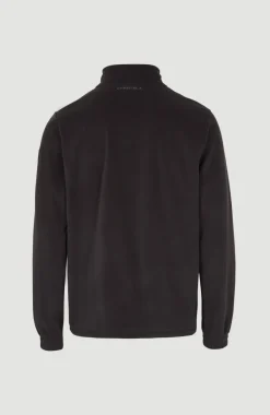 Trui Utility Light Fleece Met Halve Rits | Black Out