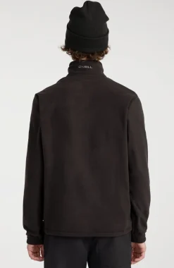 Trui Utility Light Fleece Met Halve Rits | Black Out