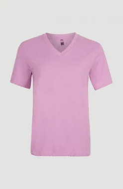 T-shirt Essentials Met V-hals | Violet Tulle