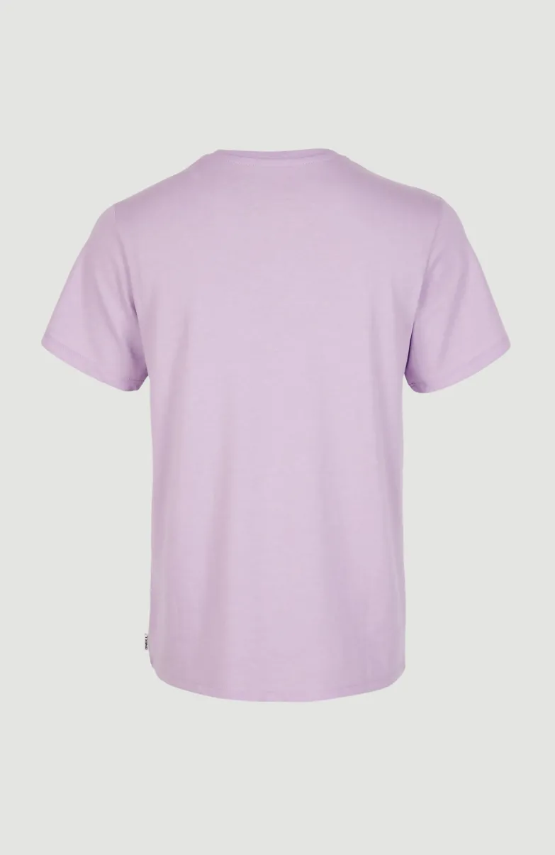 T-shirt Essentials Met V-hals | Purple Rose