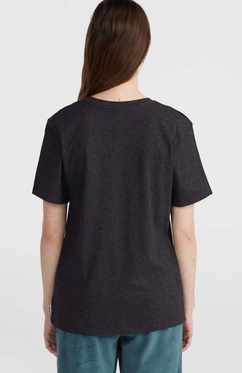 T-shirt Essentials Met V-hals | Black Out