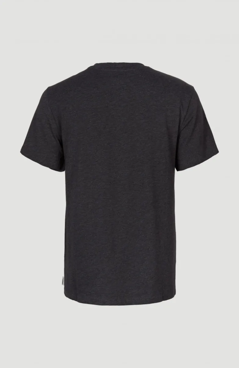 T-shirt Essentials Met V-hals | Black Out