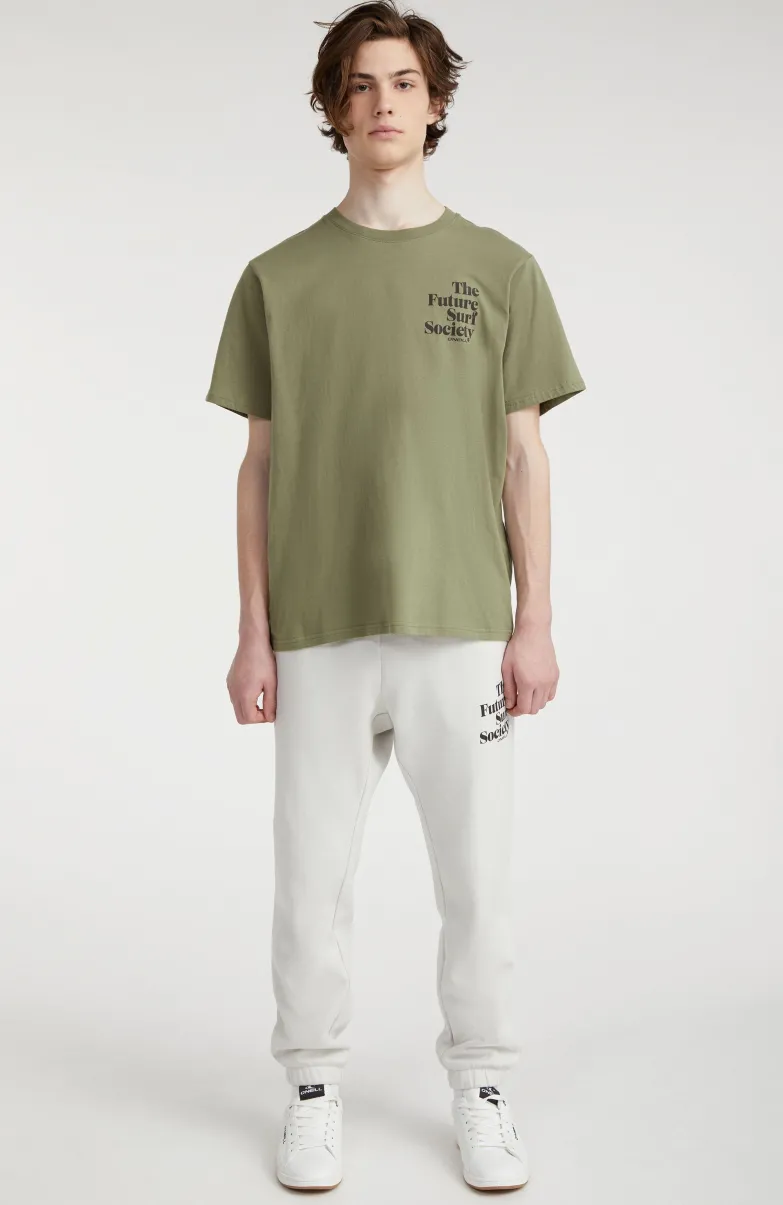 T-shirt Future Surf Society | Deep Lichen Green