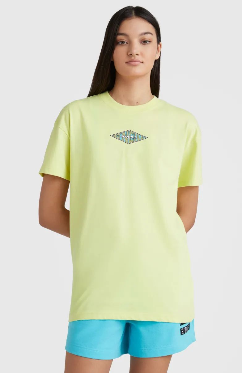 T-shirt Limbo Graphic Long | Sunny Lime