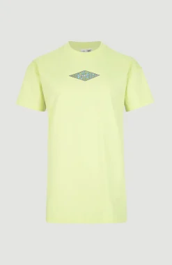 T-shirt Limbo Graphic Long | Sunny Lime