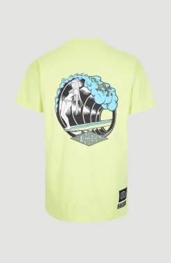T-shirt Limbo Graphic Long | Sunny Lime