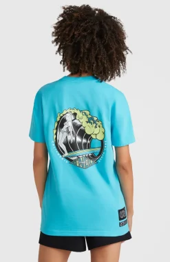 T-shirt Limbo Graphic Long | Bachelor Button