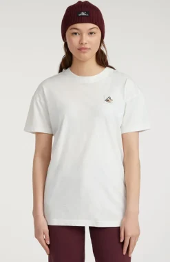 T-shirt Mountain Long | Snow White