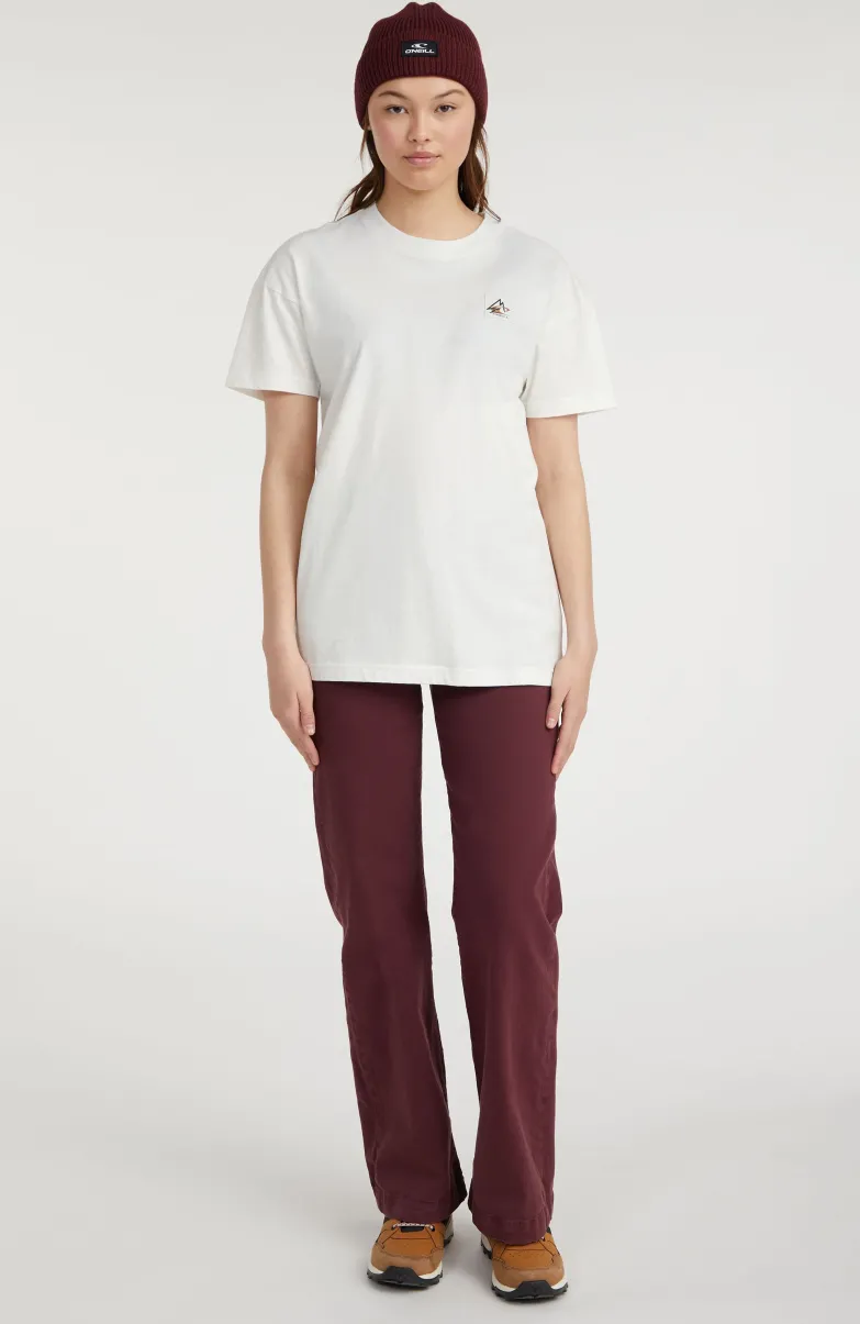 T-shirt Mountain Long | Snow White