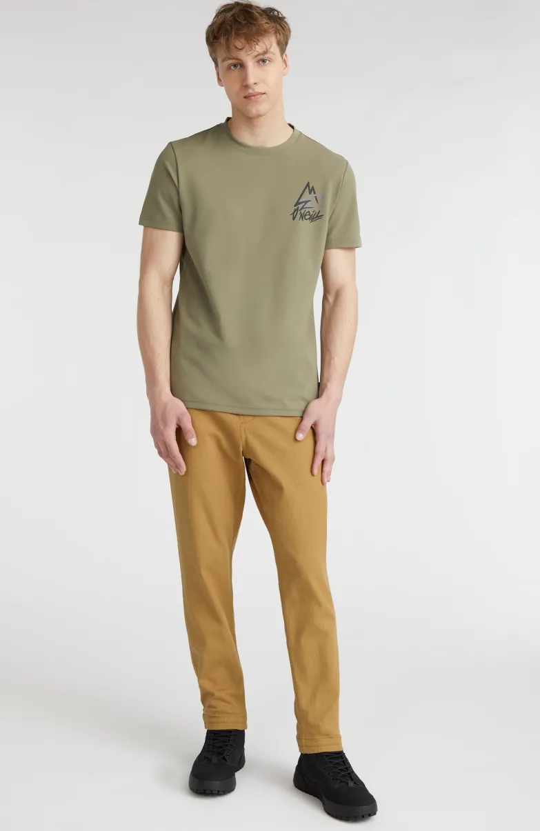 T-shirt O'Neill TRVLR Series Plutoniam | Deep Lichen Green