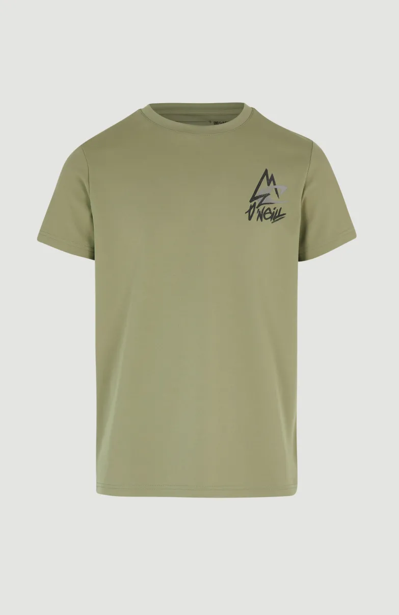 T-shirt O'Neill TRVLR Series Plutoniam | Deep Lichen Green