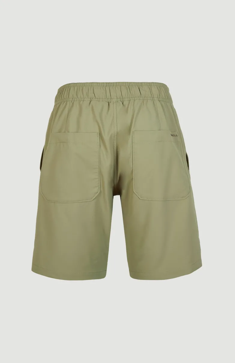Utility 17" Hybrid Short | Deep Lichen Green
