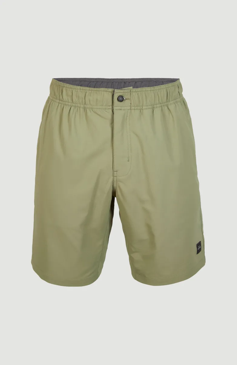 Utility 17" Hybrid Short | Deep Lichen Green