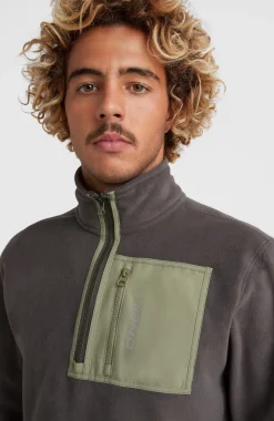Utility Half Zip Fleece | Raven