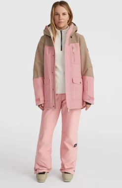 Utility Hybrid Wintersportjas | Genuine Pink Colour Block