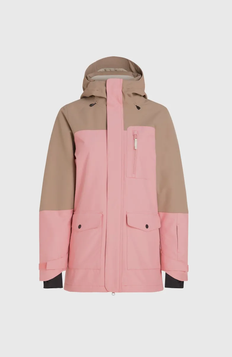 Utility Hybrid Wintersportjas | Genuine Pink Colour Block