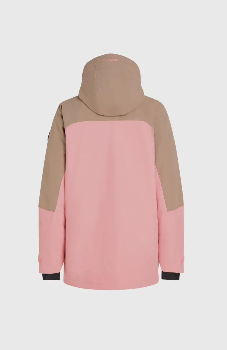 Utility Hybrid Wintersportjas | Genuine Pink Colour Block