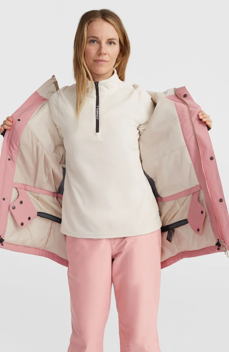 Utility Hybrid Wintersportjas | Genuine Pink Colour Block