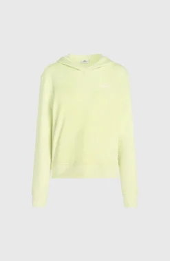 Velour Fleecehoodie | Lime Wash
