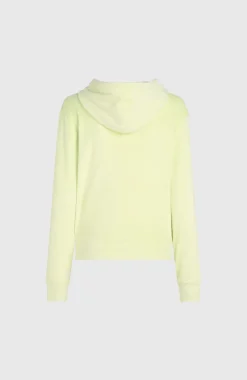 Velour Fleecehoodie | Lime Wash
