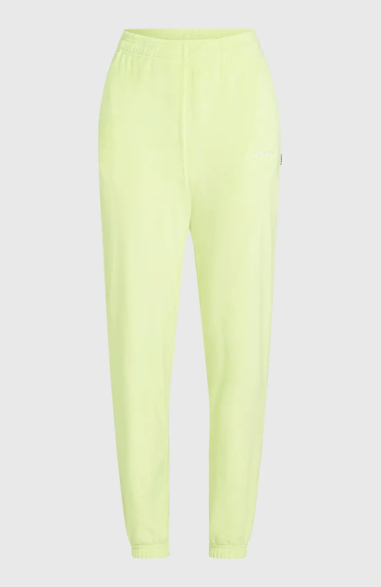 Velour Joggingbroek | Lime Wash
