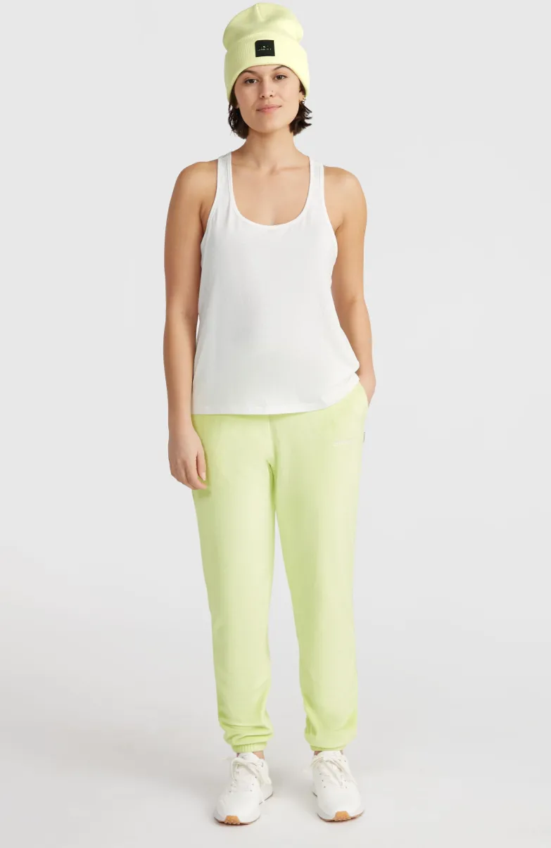 Velour Joggingbroek | Lime Wash