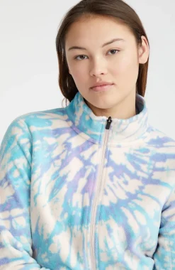 Vest Clime Printed Fleece | Pink Tie Dye