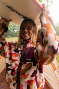 Vest Cloudrest Fleece | Purple Hiker Camo