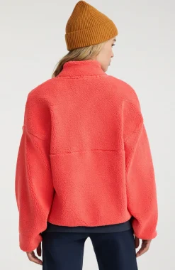 Vest Cloudrest Fleece | Red Orcher