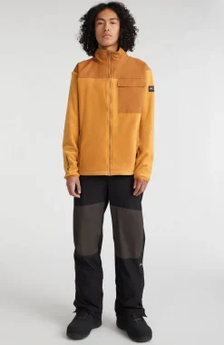 Vest Utility Heavy Fleece | Rich Caramel