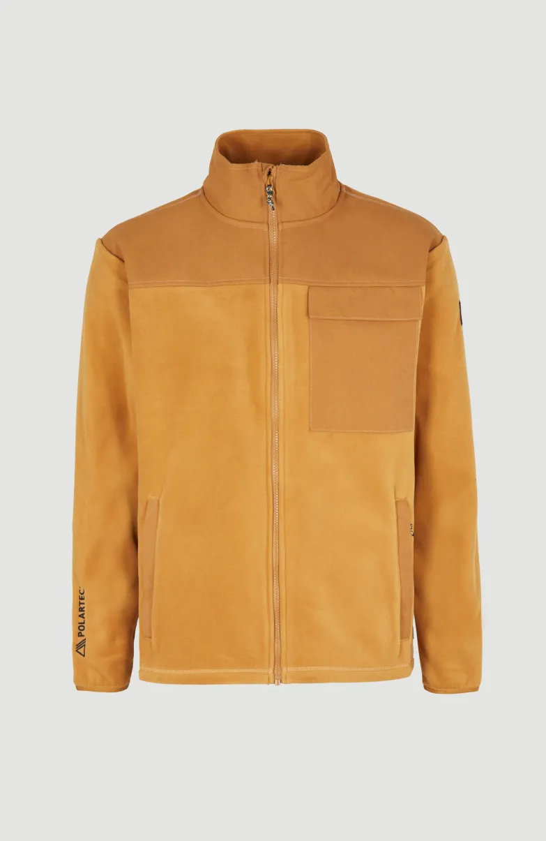 Vest Utility Heavy Fleece | Rich Caramel