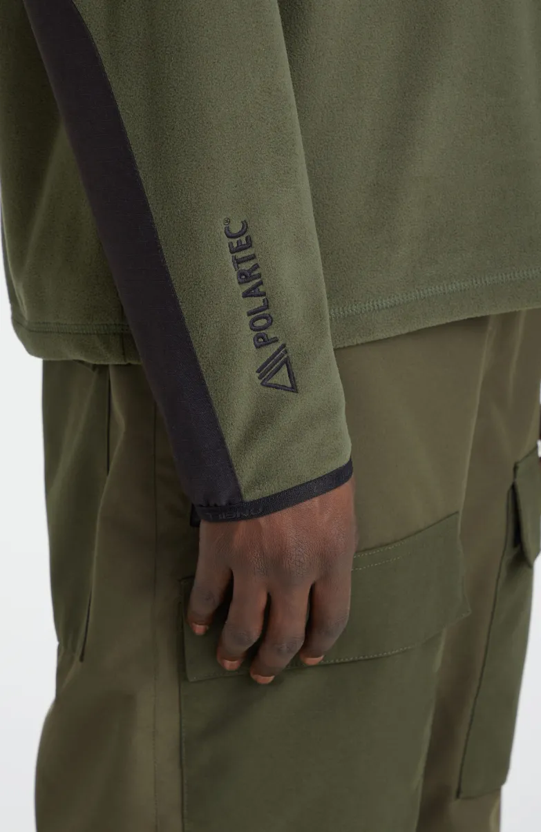 Vest Utility Heavy Fleece | Forest Night Colour Block