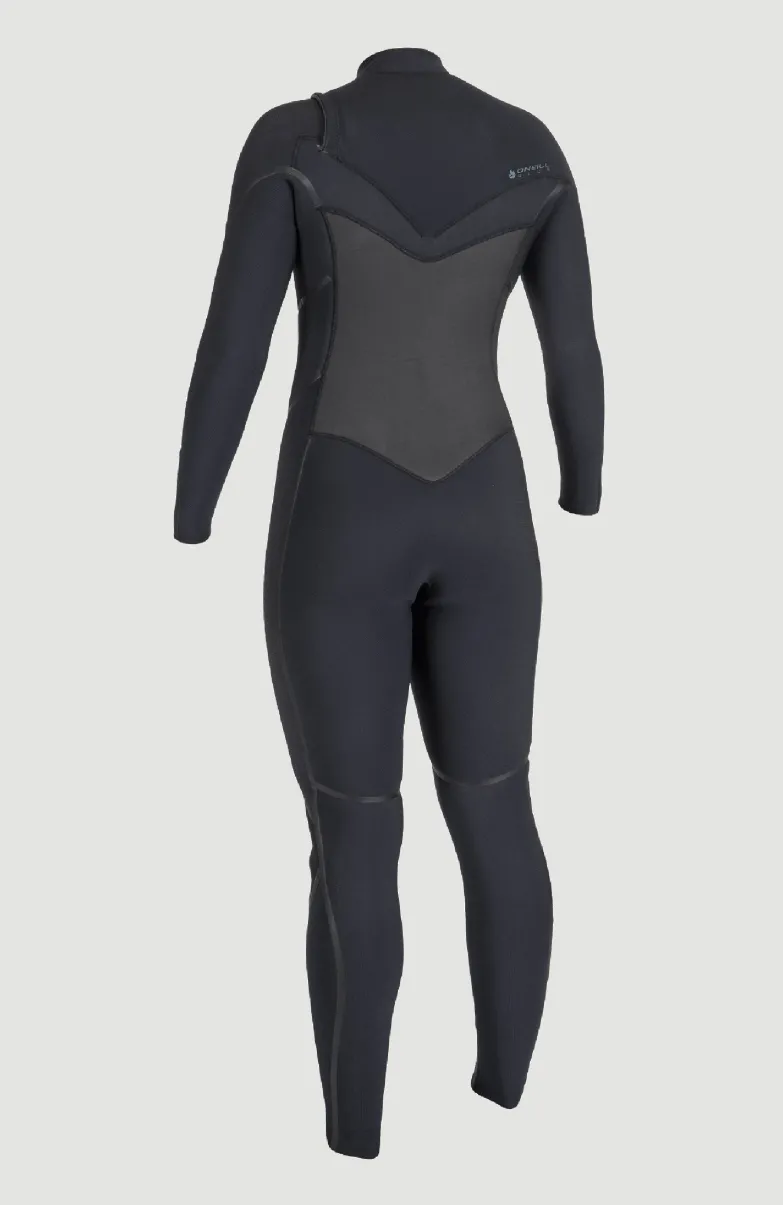 WMS PSYCHO TECH 4/3+ CHEST ZIP FULL | BLACK/BLACK
