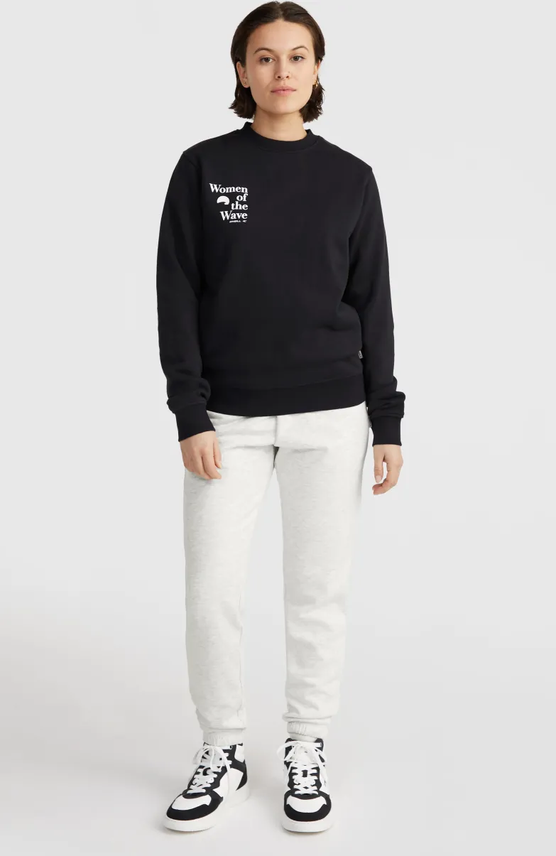 Women Of The Wave Crew Sweater | Black Out