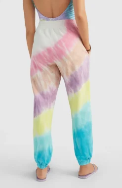 Women Of The Wave High-Waist Broek | Blue Tie Dye