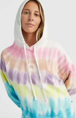 Women Of The Wave Hoodie | Blue Tie Dye