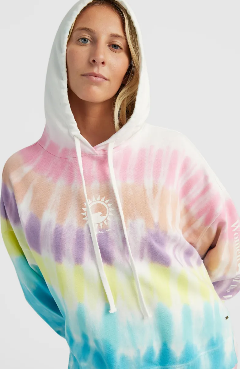 Women Of The Wave Hoodie | Blue Tie Dye