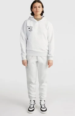 Women Of The Wave Hoodie | White Melange