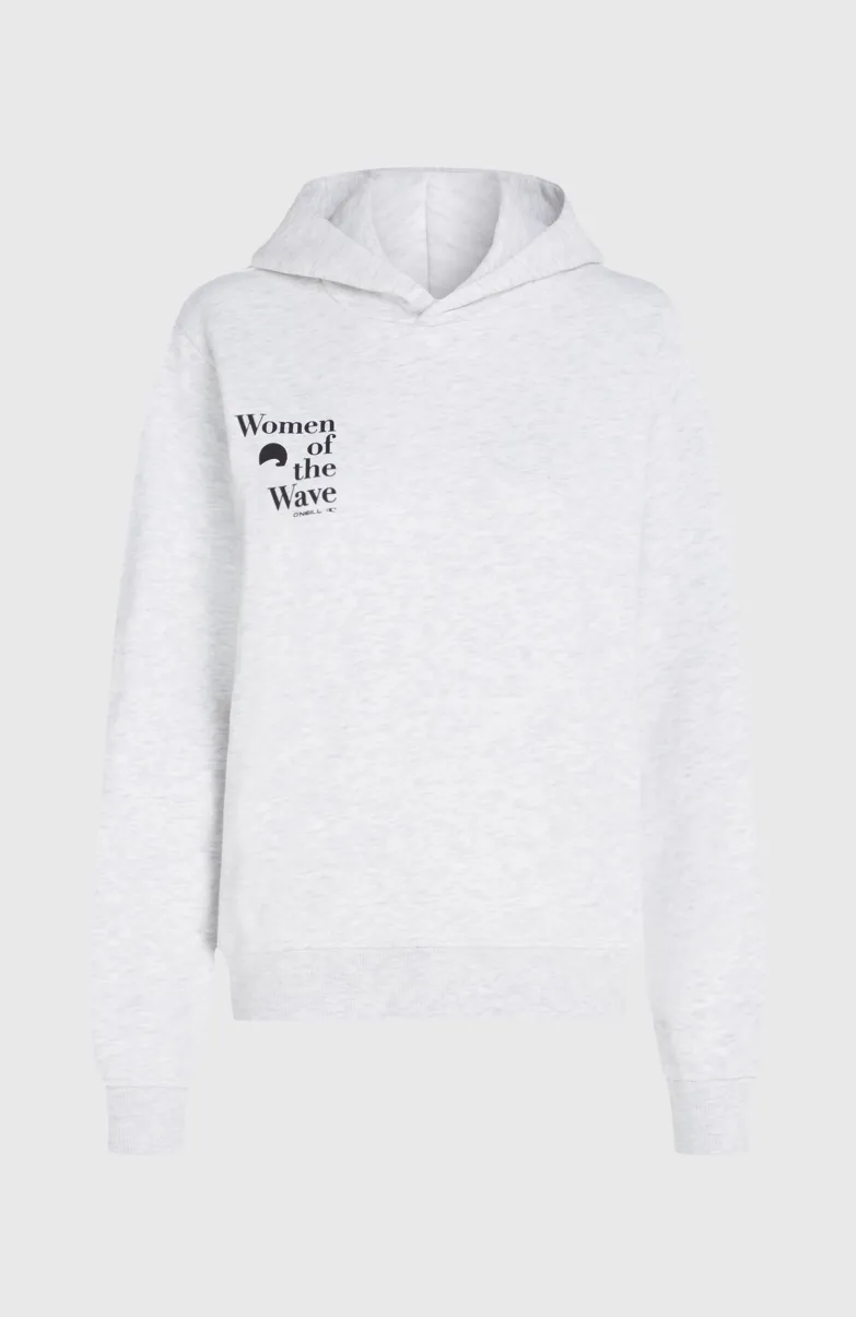 Women Of The Wave Hoodie | White Melange