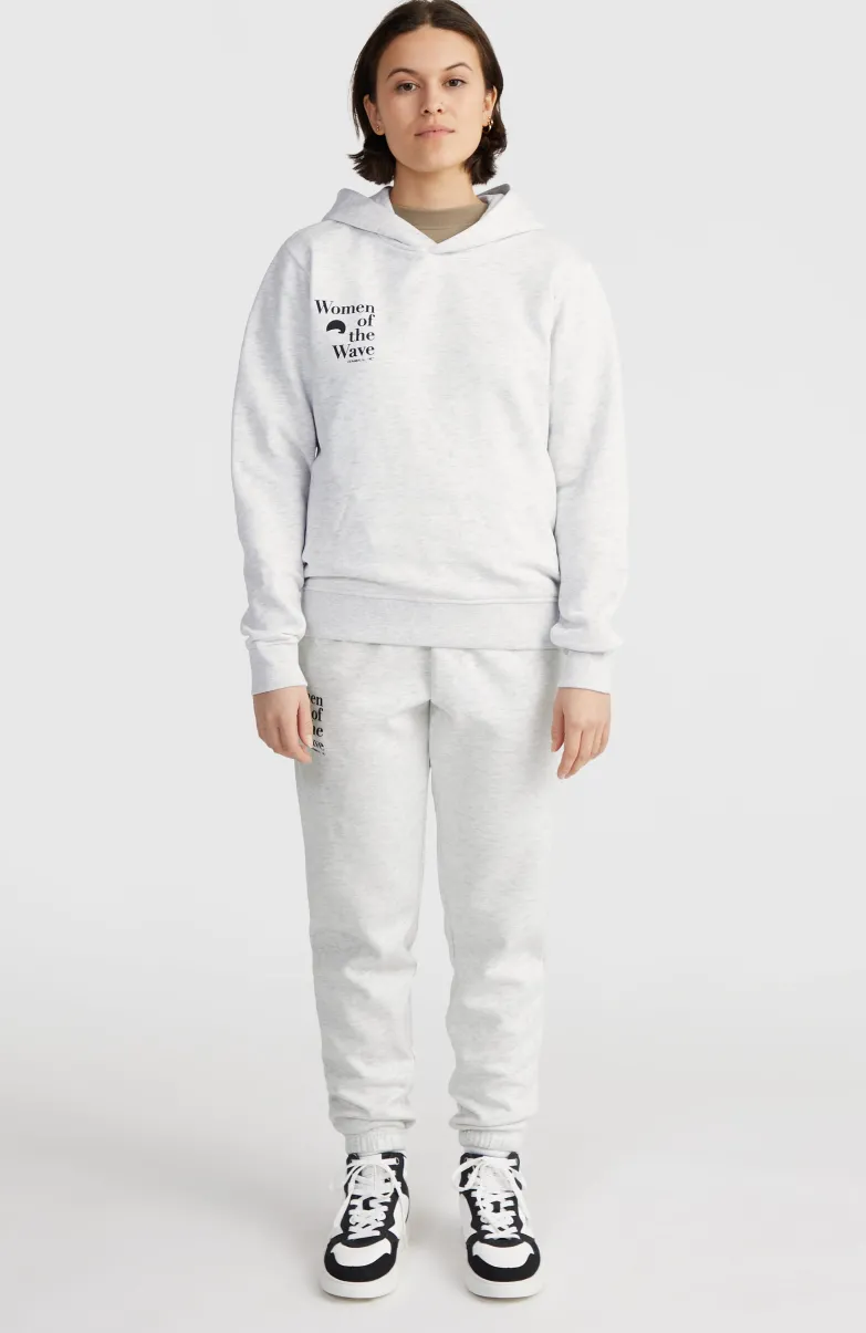 Women Of The Wave Hoodie | White Melange