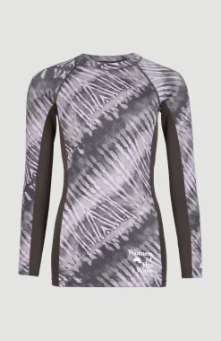 Women Of The Wave Longsleeve UPF 50+ Sun Shirt Skin | Grey Tie Dye