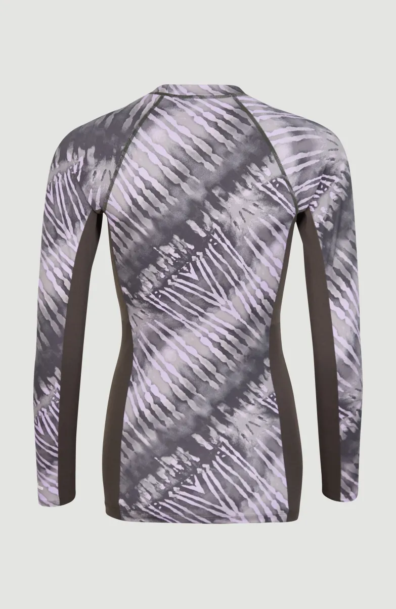 Women Of The Wave Longsleeve UPF 50+ Sun Shirt Skin | Grey Tie Dye
