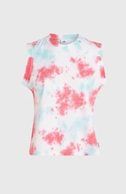Women Of The Wave Tanktop | Pink Ice Cube Tie Dye