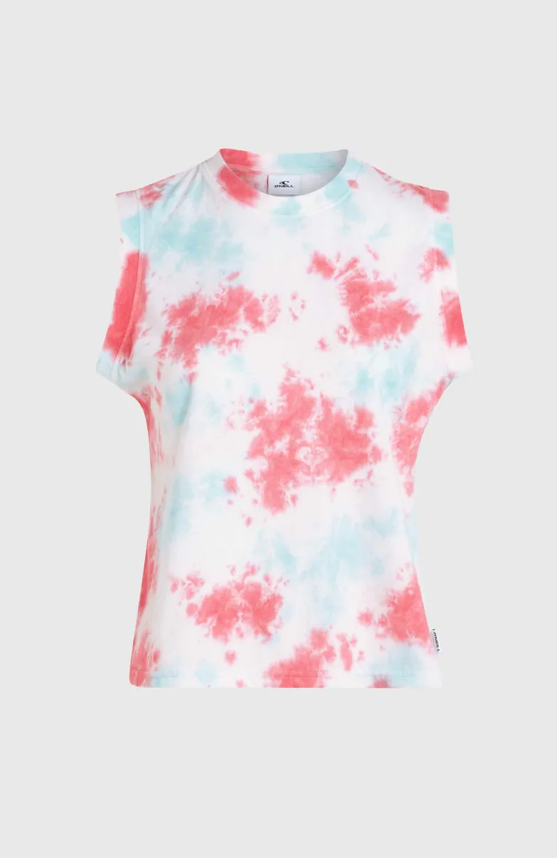 Women Of The Wave Tanktop | Pink Ice Cube Tie Dye