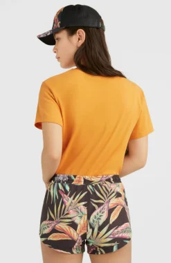 Zwemshort Anglet | Black Tropical Flower