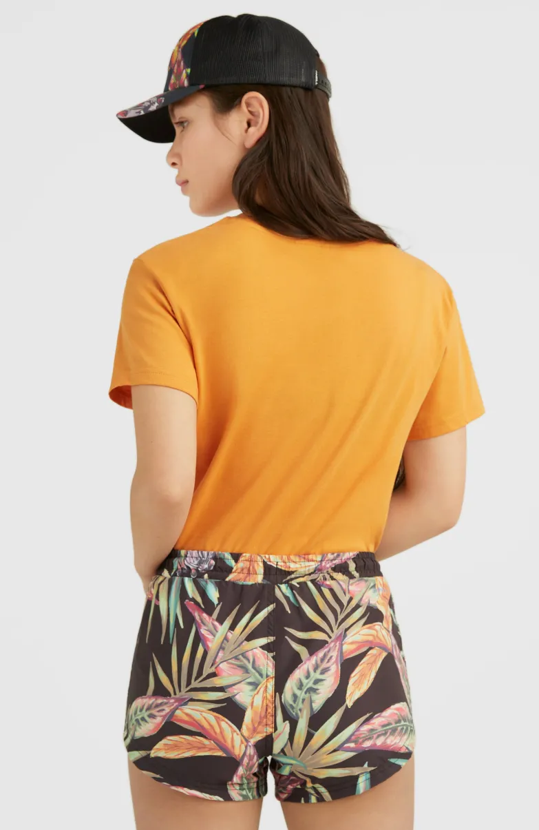 Zwemshort Anglet | Black Tropical Flower