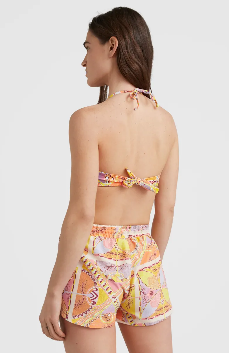 Zwemshort Anglet | Yellow Scarf Print